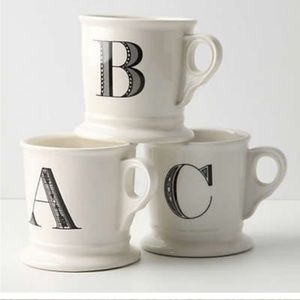Anthropologie “L” Initial Mug